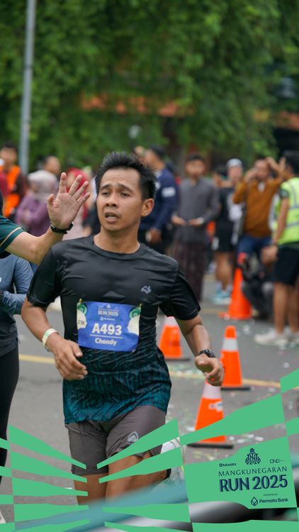 Race photo from Mangkunegaran Run 2025