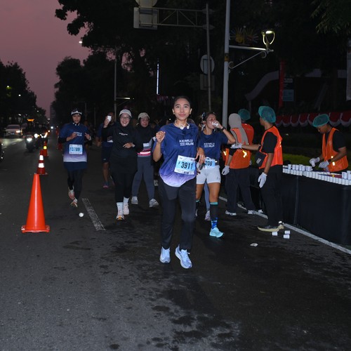 Race photo from KEMLU RUN 2026