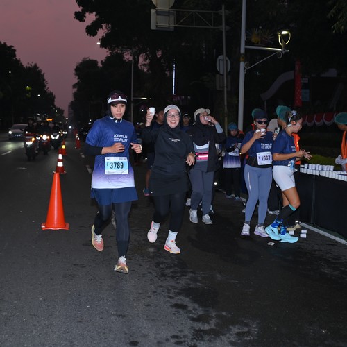 Race photo from KEMLU RUN 2026