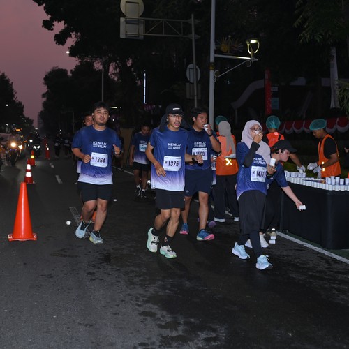 Race photo from KEMLU RUN 2026