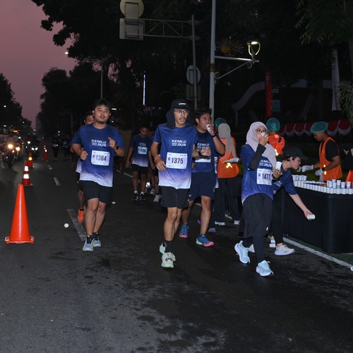 Race photo from KEMLU RUN 2026