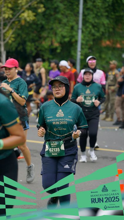 Race photo from Mangkunegaran Run 2025
