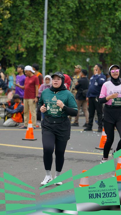 Race photo from Mangkunegaran Run 2025