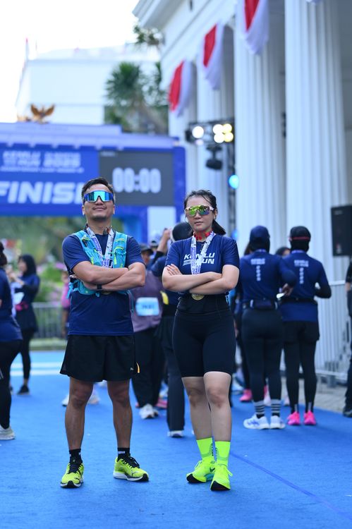 Race photo from KEMLU RUN 2025