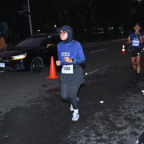 Race photo from KEMLU RUN 2026