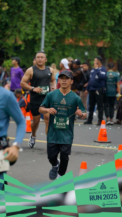 Race photo from Mangkunegaran Run 2025