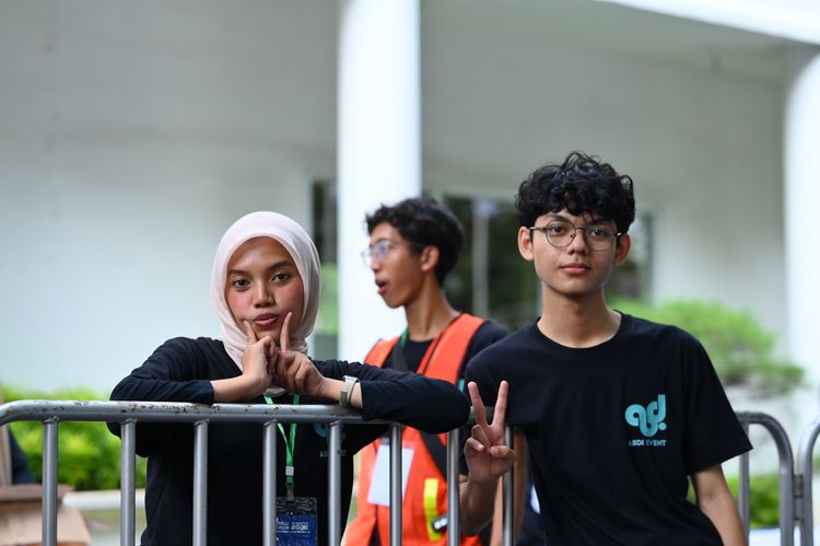 Race photo from KEMLU RUN 2025
