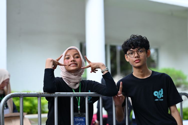 Race photo from KEMLU RUN 2025