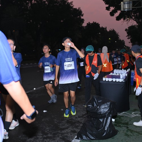 Race photo from KEMLU RUN 2026