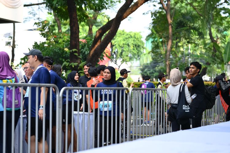 Race photo from KEMLU RUN 2025