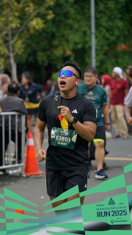 Race photo from Mangkunegaran Run 2025