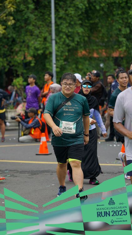Race photo from Mangkunegaran Run 2025