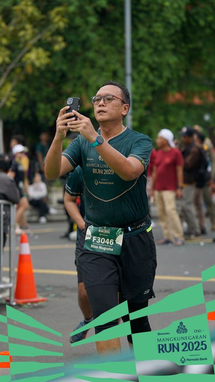 Race photo from Mangkunegaran Run 2025