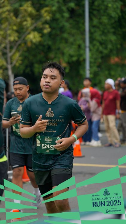 Race photo from Mangkunegaran Run 2025