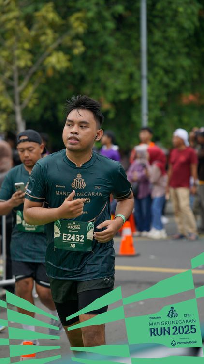 Race photo from Mangkunegaran Run 2025