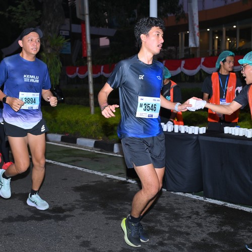 Race photo from KEMLU RUN 2026