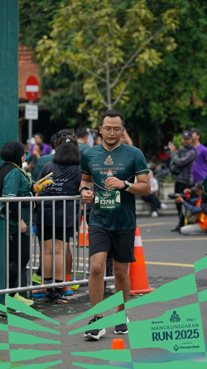 Race photo from Mangkunegaran Run 2025