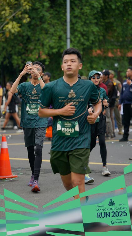 Race photo from Mangkunegaran Run 2025