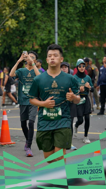 Race photo from Mangkunegaran Run 2025