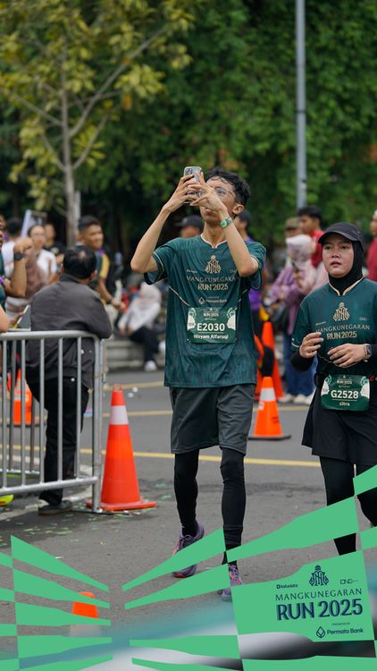 Race photo from Mangkunegaran Run 2025