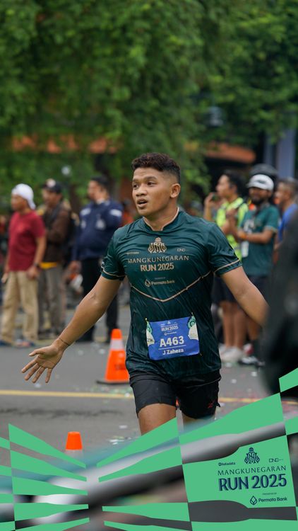 Race photo from Mangkunegaran Run 2025