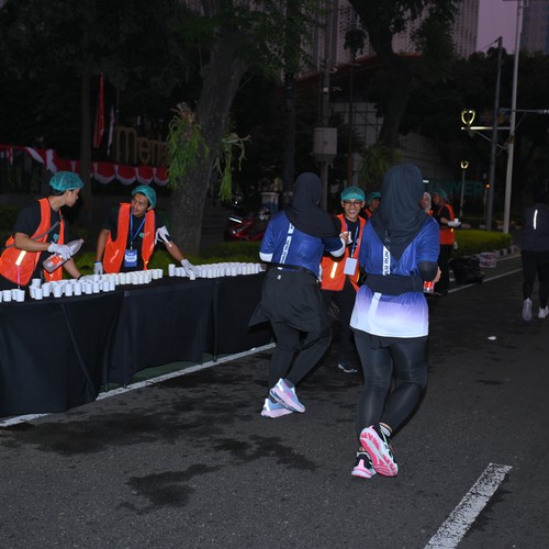 Race photo from KEMLU RUN 2026