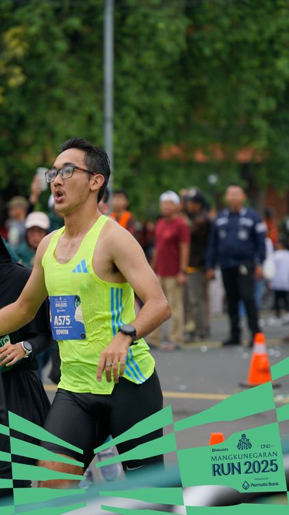 Race photo from Mangkunegaran Run 2025