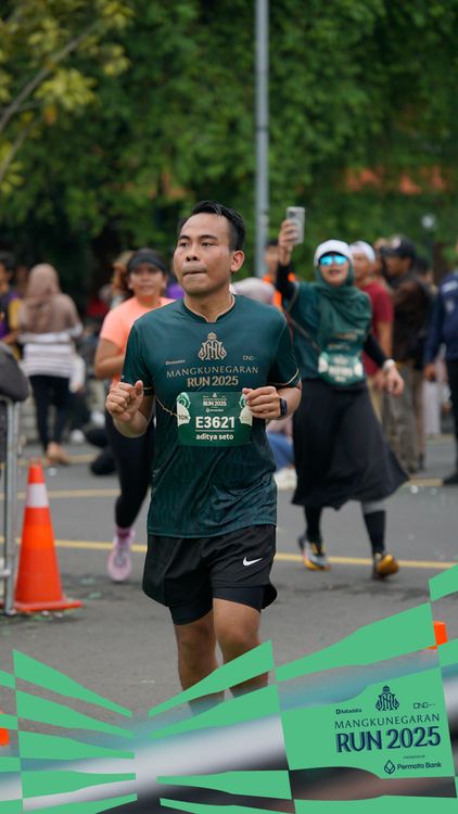 Race photo from Mangkunegaran Run 2025