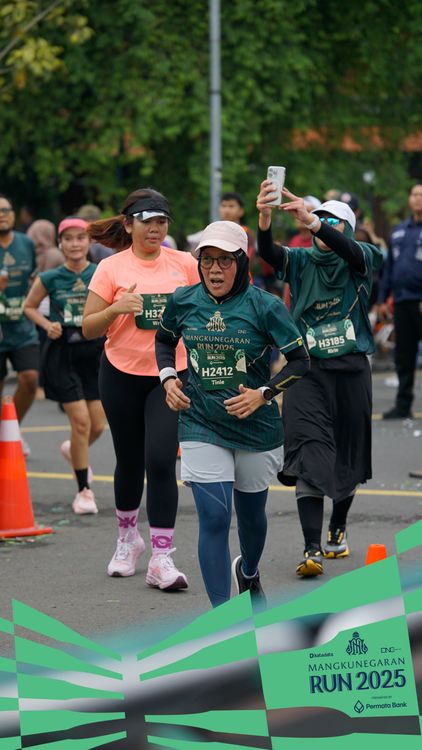 Race photo from Mangkunegaran Run 2025