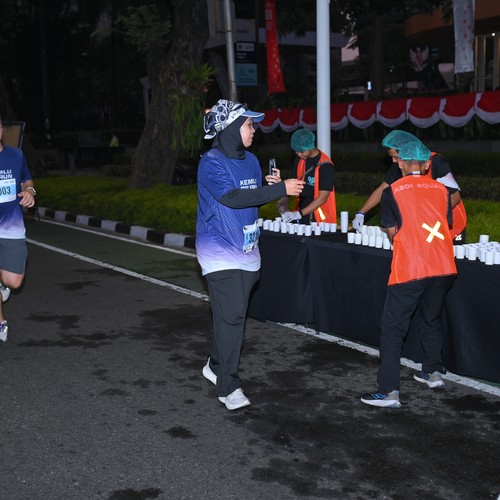 Race photo from KEMLU RUN 2026
