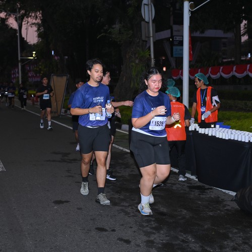 Race photo from KEMLU RUN 2026