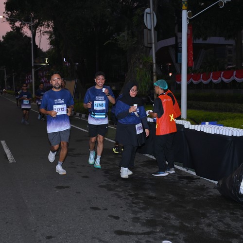 Race photo from KEMLU RUN 2026