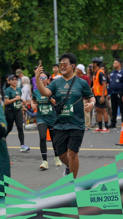 Race photo from Mangkunegaran Run 2025