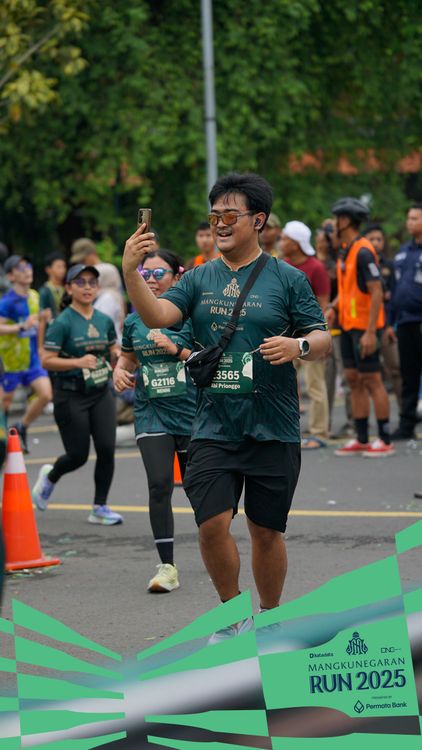 Race photo from Mangkunegaran Run 2025