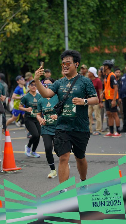 Race photo from Mangkunegaran Run 2025