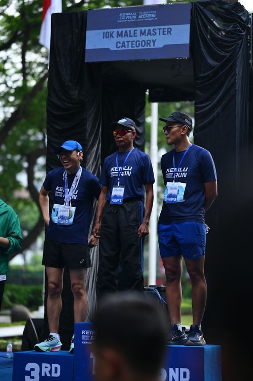 Race photo from KEMLU RUN 2025