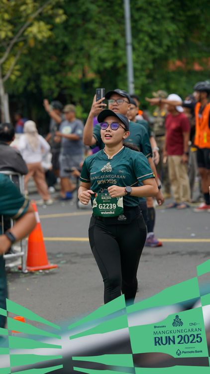 Race photo from Mangkunegaran Run 2025