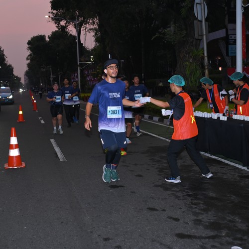 Race photo from KEMLU RUN 2026
