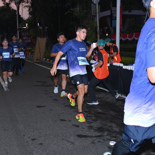 Race photo from KEMLU RUN 2026