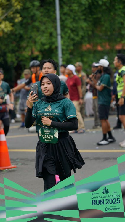 Race photo from Mangkunegaran Run 2025