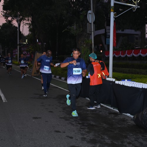 Race photo from KEMLU RUN 2026