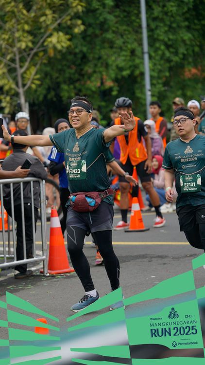 Race photo from Mangkunegaran Run 2025