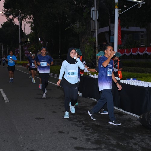 Race photo from KEMLU RUN 2026