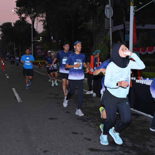 Race photo from KEMLU RUN 2026
