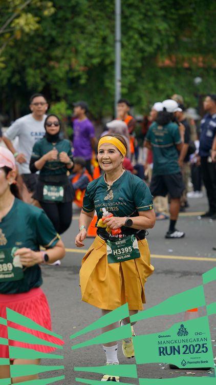 Race photo from Mangkunegaran Run 2025