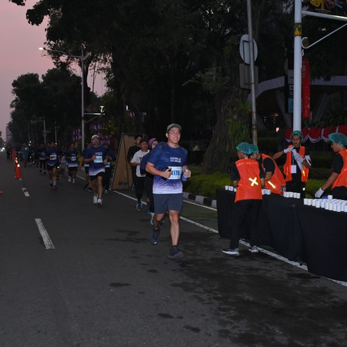 Race photo from KEMLU RUN 2026