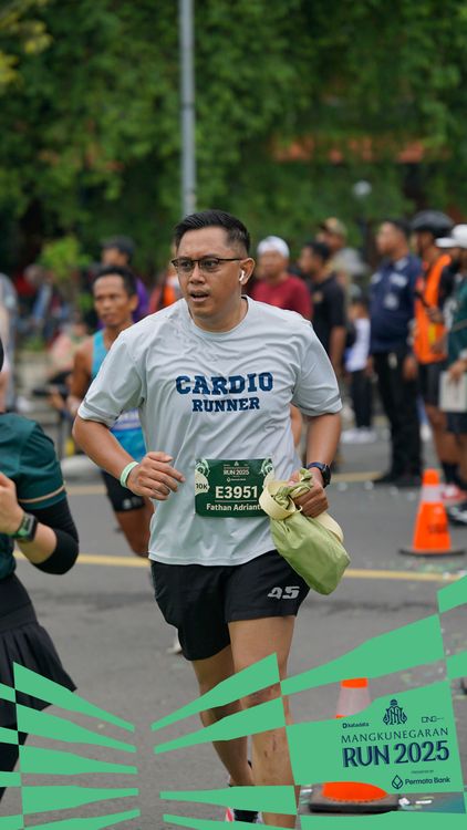 Race photo from Mangkunegaran Run 2025