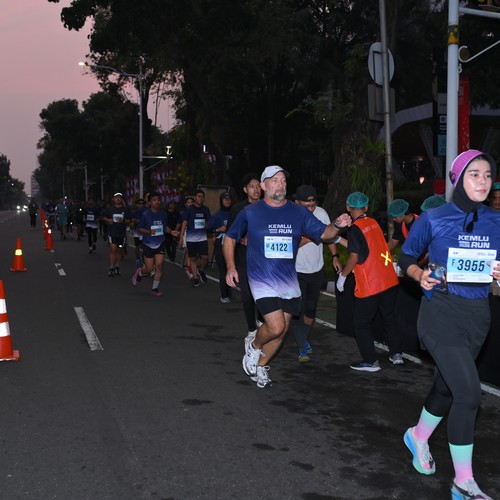 Race photo from KEMLU RUN 2026