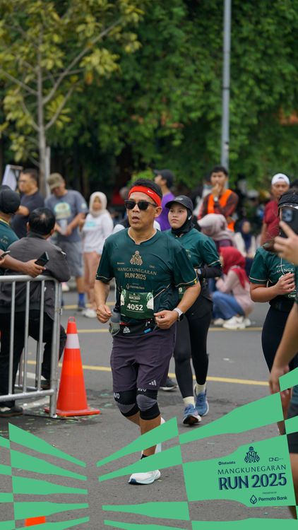 Race photo from Mangkunegaran Run 2025