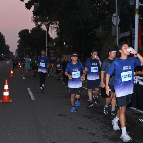Race photo from KEMLU RUN 2026